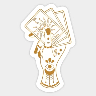 Tarot Card Reader Sticker